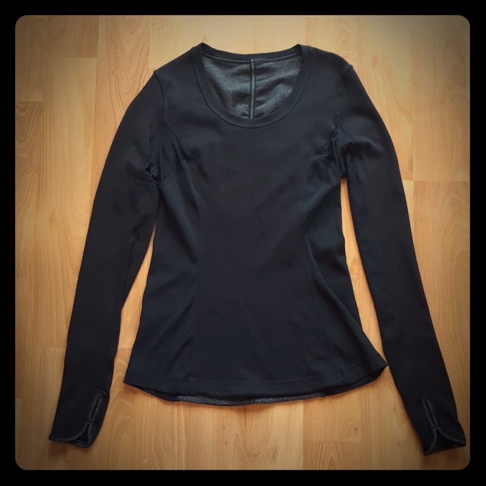 Lululemon black long sleeve shirt